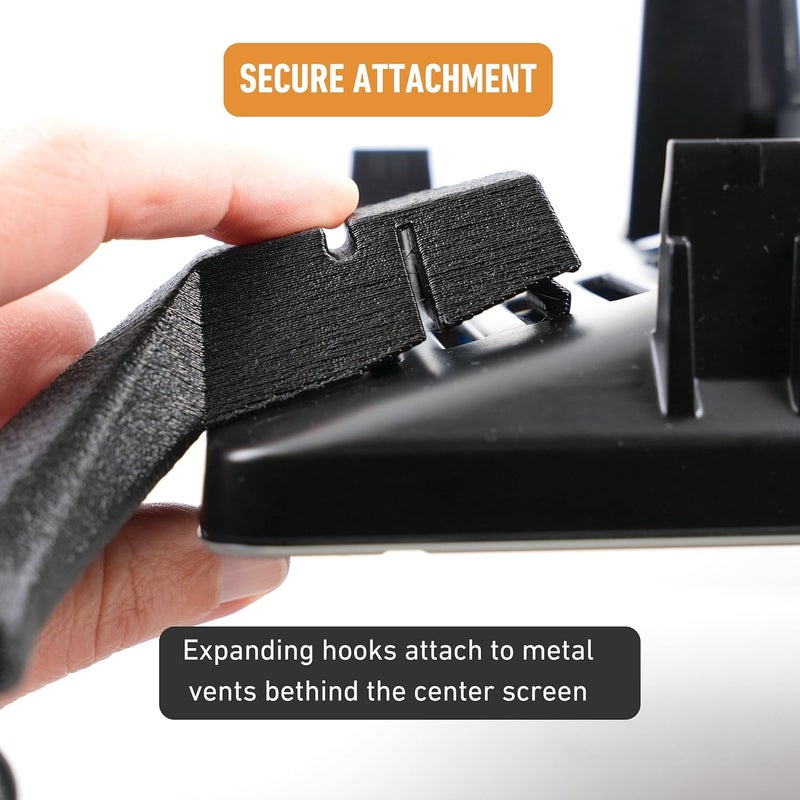 EveryAmp Phone Mount Dash Anchor (Version 2) with 17mm Magnet Mount fits Rivian R1T & R1S 2022-2026 - Mount Cell Phones, Tablets, Microphones, Radar Detectors and More with No Screws or Adhesives - Image 2